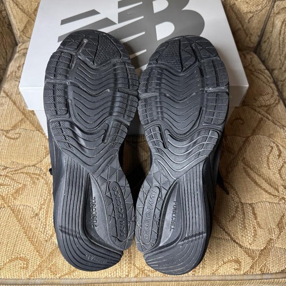 New Balance NB 990V6 U990BB6 Triple Black Made In USA Suede 11 D Excellent! - Picture 8 of 9